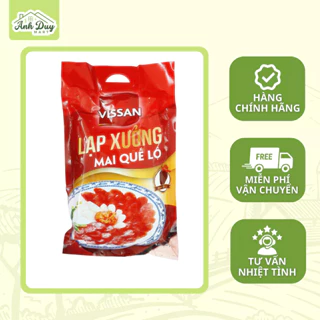 Lạp Xưởng Khô Đóng Gói Mai Quế Lộ Vissan 500g Thơm Ngon.