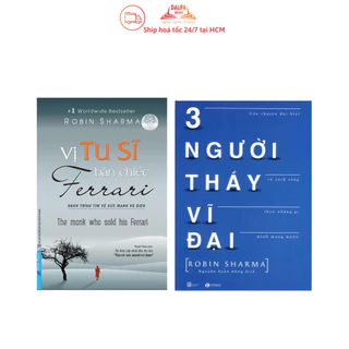 Sách Combo 2 Cuốn Của Robin Sharma: Vị Tu Sĩ Bán Chiếc Ferrari + Ba Người Thầy Vĩ Đại