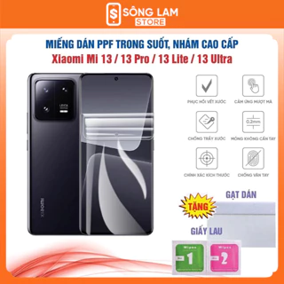 Dán PPF Xiaomi Mi 13 Ultra 13 Pro 13 Lite 13  bảo vệ màn hình chống vân tay tự phục hồi vết xước - Sông Lam Store