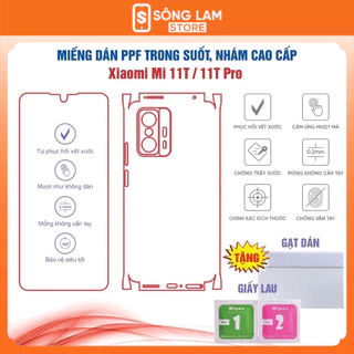 Dán PPF Xiaomi Mi 11T Pro  11T bảo vệ màn hình chống vân tay tự phục hồi vết xước - Sông Lam Store