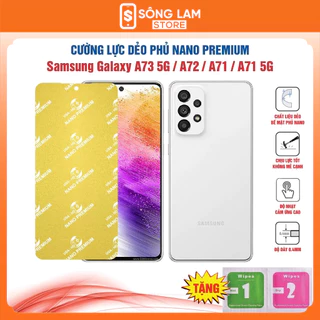 Cường lực Samsung A73 A72 A71 dẻo phủ Nano Premium chống xước bảo vệ màn hình - Sông Lam Store