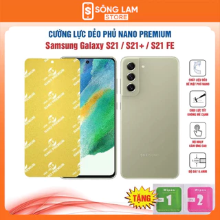 Cường lực Samsung S21 S21 Plus S21 FE dẻo phủ Nano Premium chống xước bảo vệ màn hình - Sông Lam Store