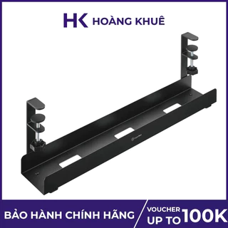 Khay đi dây điện bàn làm việc gọn gàng HyperWork CM-01, Khay đi dây kẹp bàn chất liệu nhôm chắc chắn, cao cấp