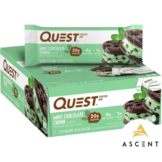 Bánh Protein Bar Quest bán chạy nhất Amazon hộp 12 bar đủ vị