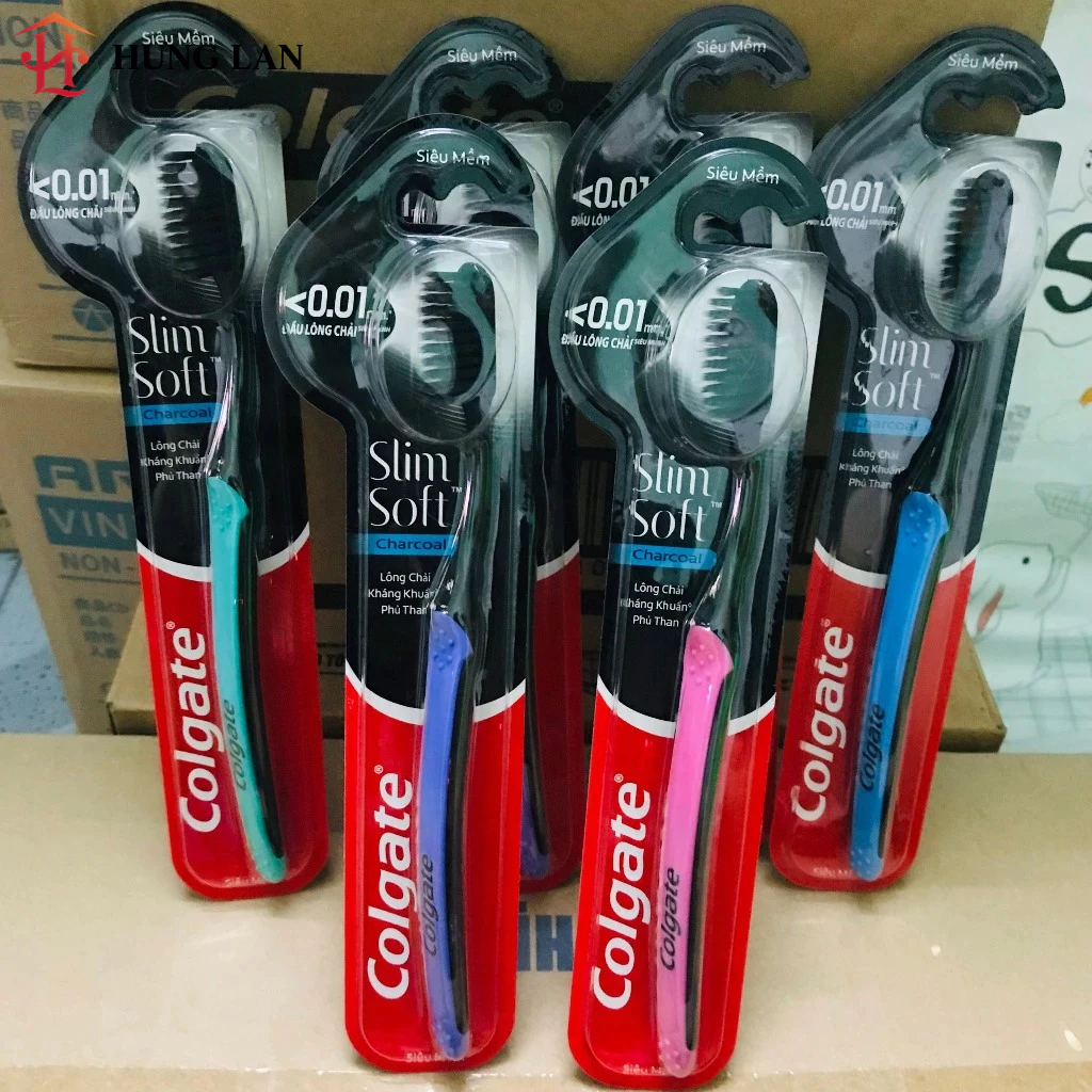 Combo 3 chiếc bàn chải Colgate than hoạt tính siêu mềm mảnh