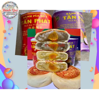 Bánh pía xưa gói giấy số 1 Tấn Phát 350gr/cây nhân đậu xanh sầu riêng/ môn sầu riêng trứng muối