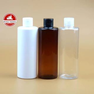 Chai Nhựa 🍄 Chai Nhựa Rỗng Vai Ngang 300ml/500ml, Chiêt Mỹ Phẩm Đựng Dầu Gội, Sữa Tắm Chiết Gel