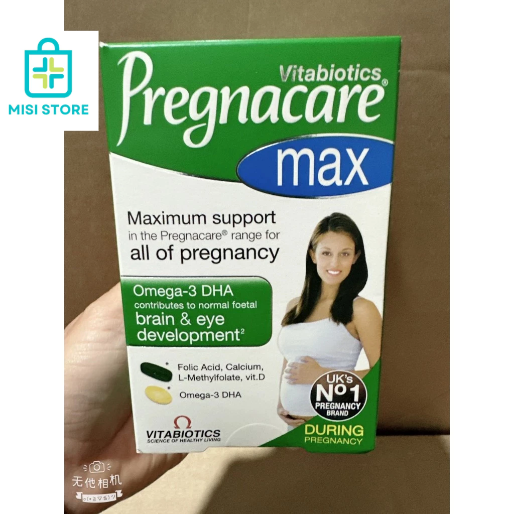 (date 2026) Vitamin Bầu Pregnacare Max, 84 viên (Bầu Max)