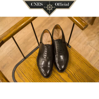 Giày Da Oxford Nam Chất Liệu Da Bê Nhập Khẩu Thương Hiệu CNES (CNS 181)