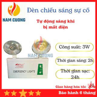 Đèn Chiếu Sáng Thoát Hiểm Khẩn Cấp, đèn chiếu sáng Sự Cố, đèn Mắt ếch dùng trong pccc