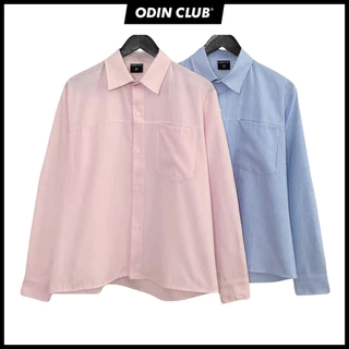 Áo sơ mi dài tay Pipe ODIN CLUB, Áo sơ mi form rộng unisex, Local Brand ODIN CLUB