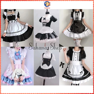 Trang phục bộ váy hầu gái maid cosplay hóa trang (CÓ SẴN)