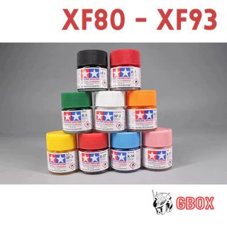 Sơn Acrylic XF80 - XF93 Tamiya Gốc nước 10ml Color Paint Mô hình Gundam XF Flat