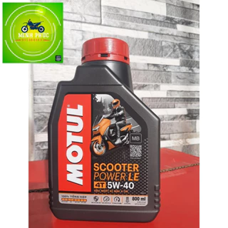 (chính hãng) Dầu nhớt xe tay ga MOTUL SCOOTER POWER LE 4T 5W40 800ml