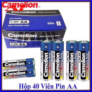 [Giá Sỉ] Hộp 40 Viên Pin Tiểu AA (2A) Camelion Super Heavy Duty Battery 1.5V