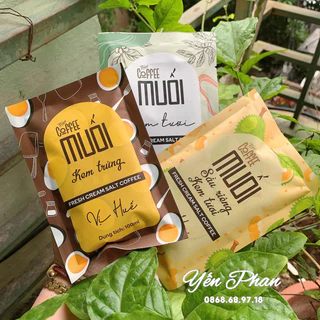 COMBO 4 GÓI - Cà Phê Muối Kem Tươi Vị Huế Túi 100ML - CAFE MUỐI