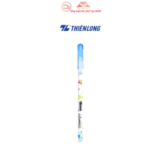 Bút bi Thiên Long Sweetme TP-08 ngòi 0.6mm mực xanh/đen có nắp đậy phù hợp cho học sinh, sinh viên