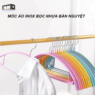 Móc treo quần áo nỉ len dạ chống in vết hằn khi treo thiết kế thông minh, sang trọng (Móc Bán Nguyệt)