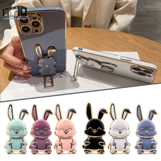 Giá đỡ điện thoại để bàn siêu mỏng họa tiết thỏ hoạt hình 3D dễ thương