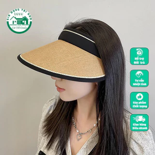 Mũ Rộng Vành Unisex Thời Trang KOMI Mẫu Mới 🍀FREESHIP🍀Nón Nam,Nữ Nửa Đầu Chống Nắng Chống UV Năng Động Trẻ Trung