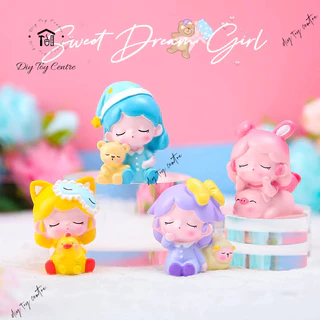 [Cute👩🏻] Set phụ kiện trang trí, đồ chơi, quà tặng mô hình tượng decor trang trí để bàn mini dễ thương Sweet Dream Girl