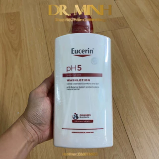 [Chính hãng - Rẻ vô địch] Sữa tắm dành cho da nhạy cảm Eucerin pH5 Washlotion 1000ml