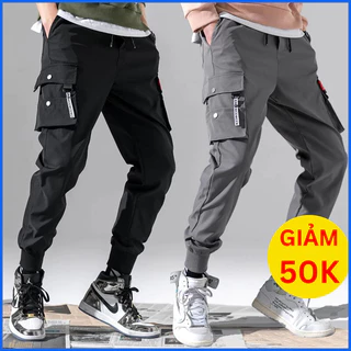 Quần Jogger nam vải kaki FUNS mã CL E Quần thể thao nam dài trơn túi hộp kiểu bó ống chất vải kaki cao cấp