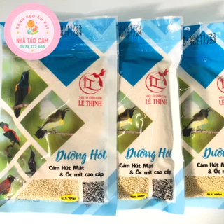 [ Siêu Rẻ ] Thức Ăn Chim Cảnh Lê Thịnh Dưỡng Hót Cám Hút Mật & Ốc Mít Cao Cấp/ Gói 100g