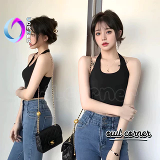 Áo Croptop YẾM CHOÀNG CỔ Thun Borip Kiểu Sexy Nữ, Áo Thun Ôm Body Đẹp OWL CORNER