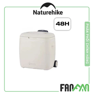 Thùng đá giữ lạnh dã ngoại kháng khuẩn 48h Naturehike CNK2300BS013 (Có bánh xe)