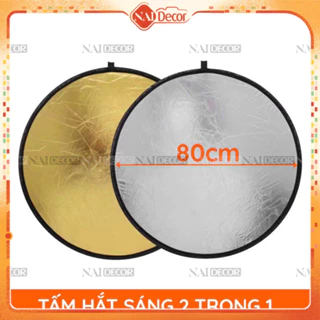 [Phụ Kiện Chụp Ảnh] Tấm hắt sáng 2 trong 1 Nai Decor nhiều kích thước (30cm - 60cm - 80cm - 110cm), phụ kiện chụp ảnh