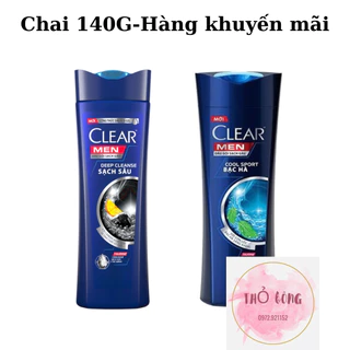 Dầu gội Clear men Bạc hà mát lạnh/ Sạch sâu/Sạch Gàu  140g ( hàng khuyến mãi)