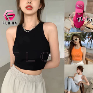 Áo Croptop BA LỖ NGƯỢC Chất Thun Gân Kiểu Trơn Sexy, Áo Thun Nữ Ôm Body Đẹp Tôn Dáng Thời Trang Flo'ra