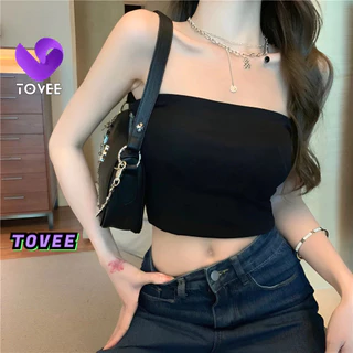 Áo Croptop Nữ ÁO ỐNG DÀI form ôm body, Áo thun crt kiểu sexy  chất gân đẹp TOVEE