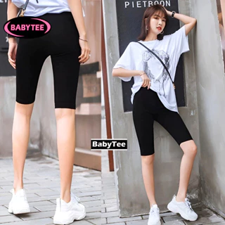 Quần LEGGING Nữ Tập Gym, Yoga BABYTEE, Quần Cạp Cao Dáng Ôm nữ chất gân co giãn đẹp