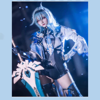 [Order 7-10 Ngày] Trang Phục Hoá Trang Cosplay Eula (Quần da)(Genshin Impact)(Cosplay)