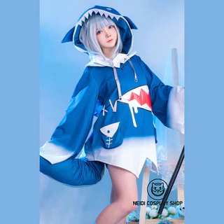 [Order 7-10 Ngày] Trang Phục Hoá Trang Cosplay Gawr Gura (VTuber)(Cosplay)