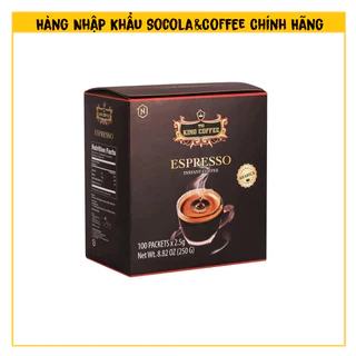 Cà Phê Hoà Tan ESPRESSO TNI King Coffee Hộp 100 Gói * 2.5g