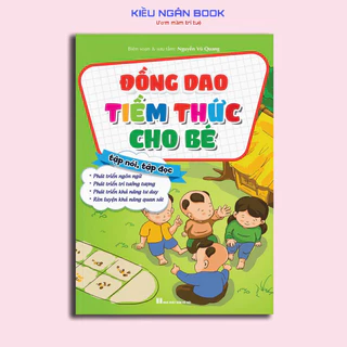 Sách - Đồng Dao Tiềm Thức Cho Bé Tập Nói, Tập Đọc (Đồng Dao Tiềm Thức từ 1-6 tuổi) KN Book