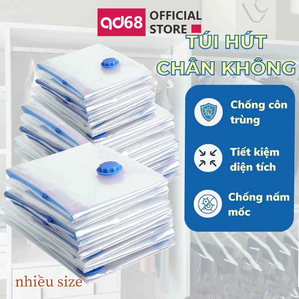 Túi hút chân không đựng quần áo, chăn gối đa năng tiết kiệm không gian tiện lợi