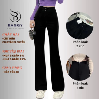 Quần ống rộng nữ lưng cạp cao dáng dài kiểu loe culottes phong cách thời trang công sở đi học đều đẹp ELY212