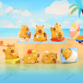 CAPYBARA WORKING WEEK - Đồ chơi sưu tầm giải trí Blind box hộp mù mô hình capybara/ kapibara mini