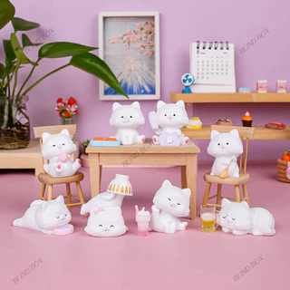 HỘP MÙ mô hình mini trải nghiệm ngẫu nhiên làm quà tặng, phụ kiện trang trí Mèo MIMI Cute—Đồ chơi giải trí BLIND BOX