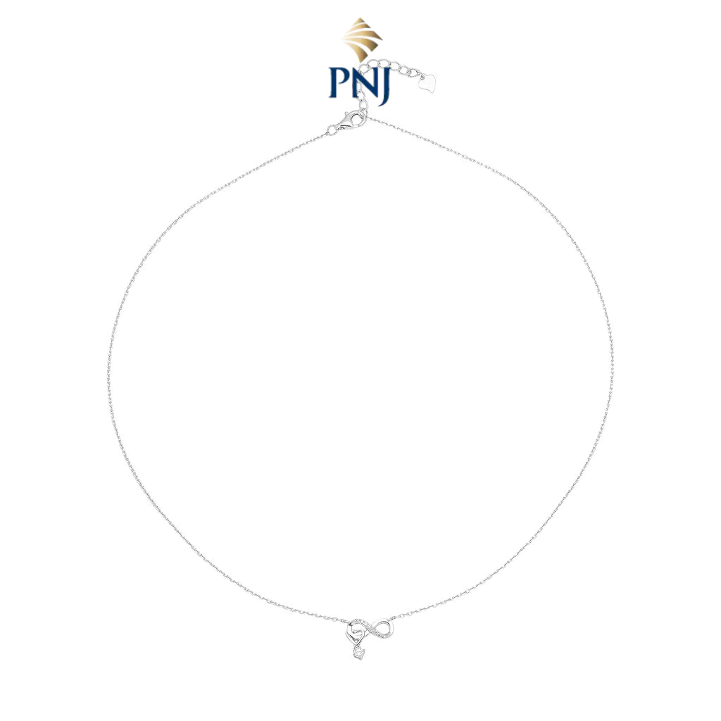 Dây cổ Bạc Đính Đá CZ PNJSilver XMXMW060143