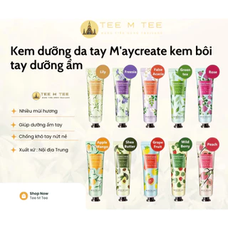 Kem dưỡng da tay M'aycreate kem bôi tay dưỡng ẩm TeeMTee