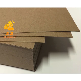 Combo 10 tờ giấy chipboard khổ A4 1.2ly - Bìa cứng - Giây bồi - Làm bìa sổ tay - Làm bìa album scrafbook - Bìa Kraf