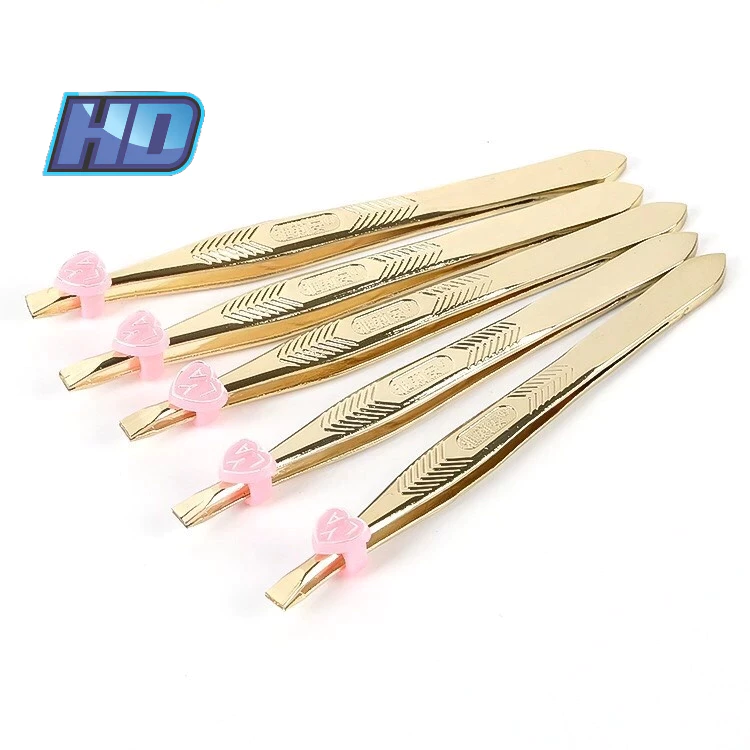 Nhíp vàng nhổ lông nách, lông mày, râu siêu dễ dụng cụ làm đẹp