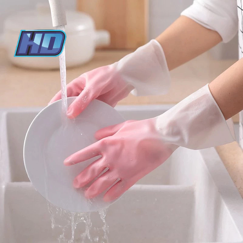 [2 Size M-L]Găng tay rửa bát chén giặt đồ làm vệ sinh siêu dai hàng nội địa Trung