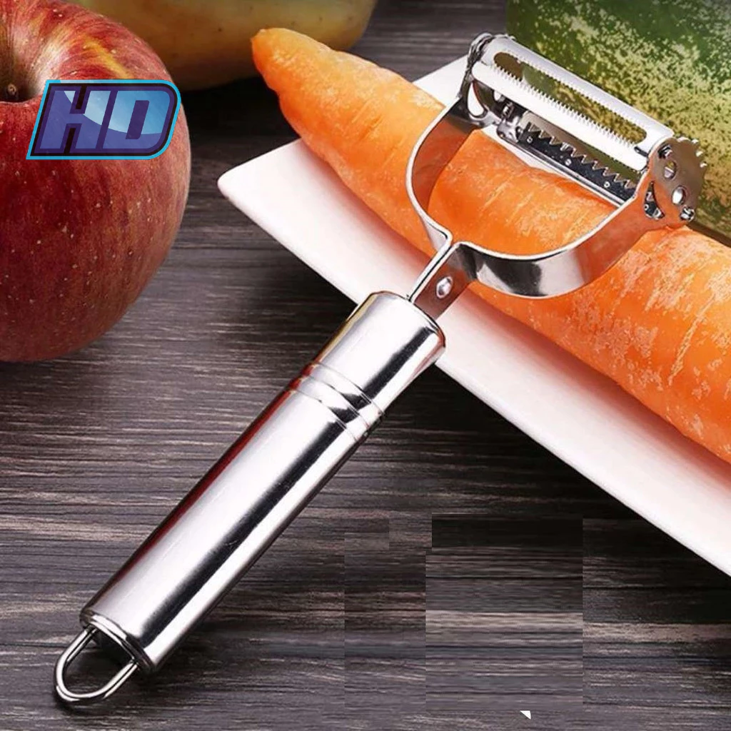 Nạo inox 304 Đa Năng 3 In 1 Nạo Gọt Rau Củ Quả Bào Sợi Siêu Sắc không rỉ