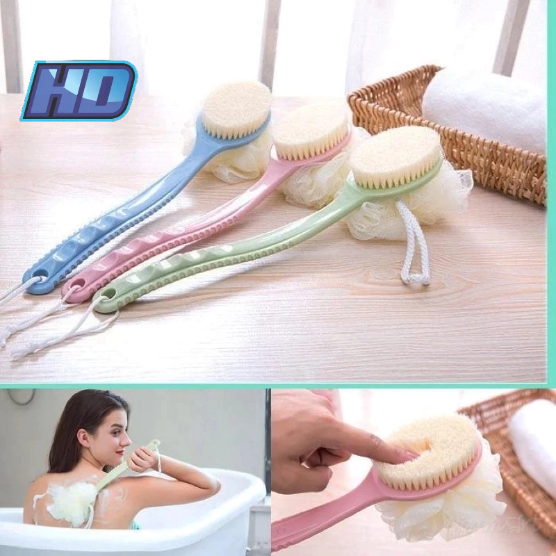 Cây cọ lưng 2 mặt, bàn chải và bông tắm siêu mềm da/c hàng xuất nhật